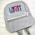 1132 - BOY NAME  - APPLIQUE BACKPACK