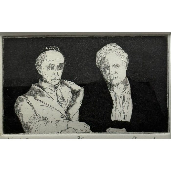 129. Abe & Sal — Etching