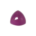 ruby triangle cabochon