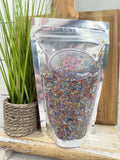 16 oz. Rainbow Mix Mini Crushed Glass