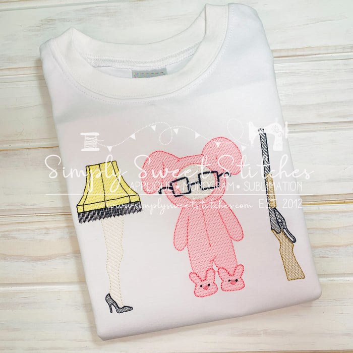 1850 - CHRISTMAS STORY - SKETCH CHILD SHIRT