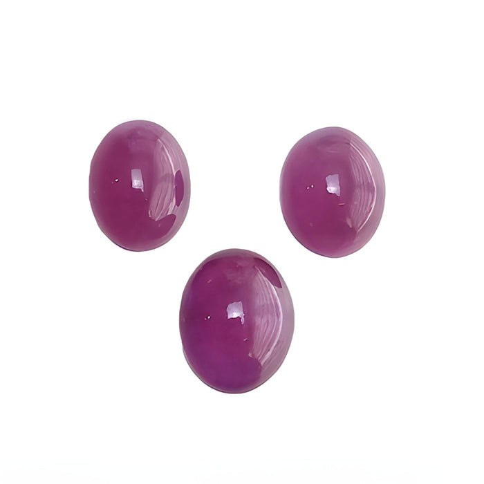 ruby oval shape cabochon