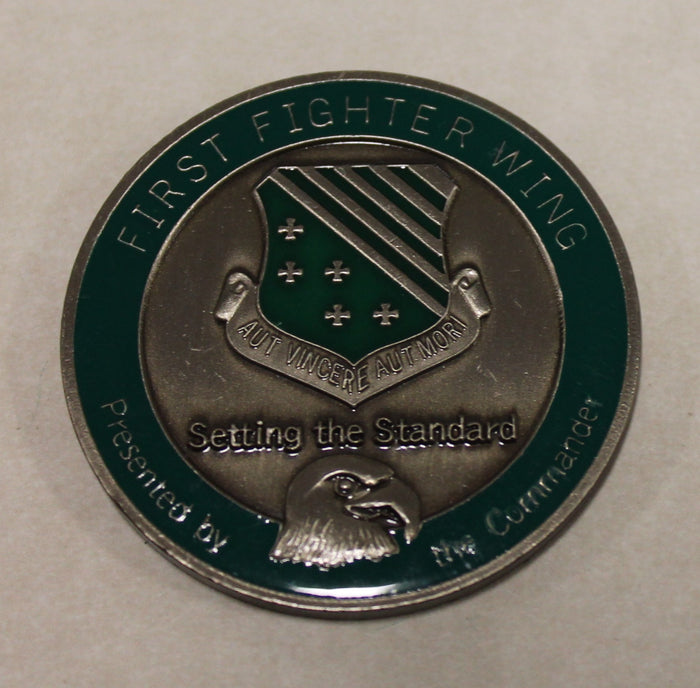 1st Fighter Wing F-15 Eagle Commander Air Force Challenge Coin