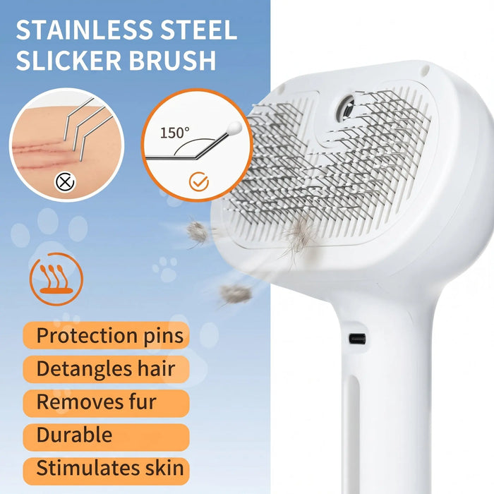 2 in 1 Pet Spray Hair Removal Comb