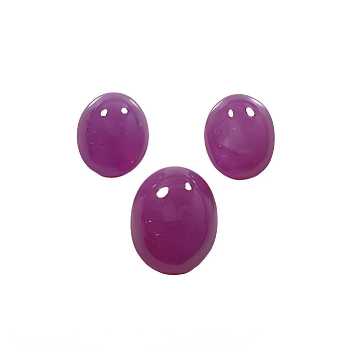 ruby oval shape cabochon