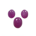 ruby oval shape cabochon