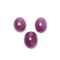 ruby oval shape cabochon