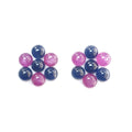 ruby, sapphire round shape cabochon
