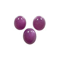 ruby oval shape cabochon