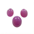 ruby oval shape cabochon