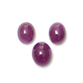 ruby oval shape cabochon