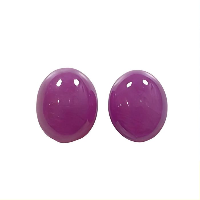 ruby oval shape cabochon