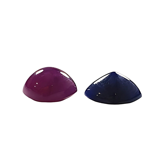 Ruby & Blue Sapphire Cabochon