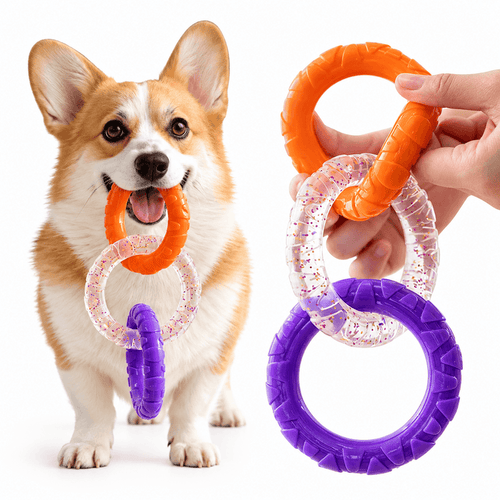 3-Ring Dog Chew & Tug Toy Fursera