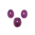 ruby oval shape cabochon