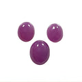 ruby oval shape cabochon