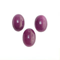 ruby oval shape cabochon