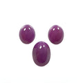ruby oval shape cabochon