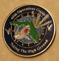 45th Operations Group Commander Air Force Challenge Coin