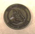 554th Red Horse Squadron Civil Engineer Bronze Air Force Challenge Coin