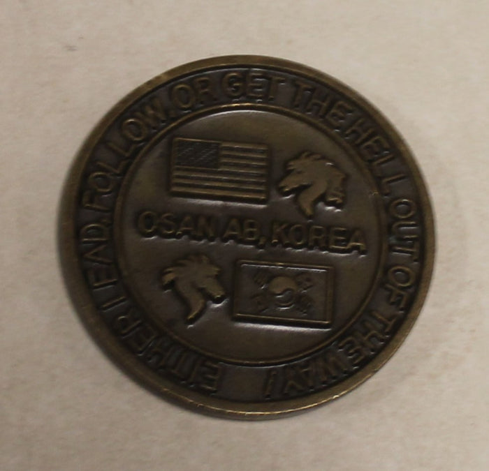 554th Red Horse Squadron Civil Engineer Bronze Air Force Challenge Coin