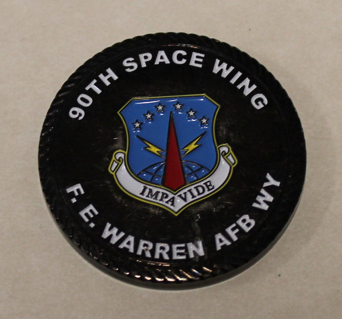 90th Space Wing Best Damn ICBM (Intercontinetal Balistic Missile) Wing Air Force Challenge Coin