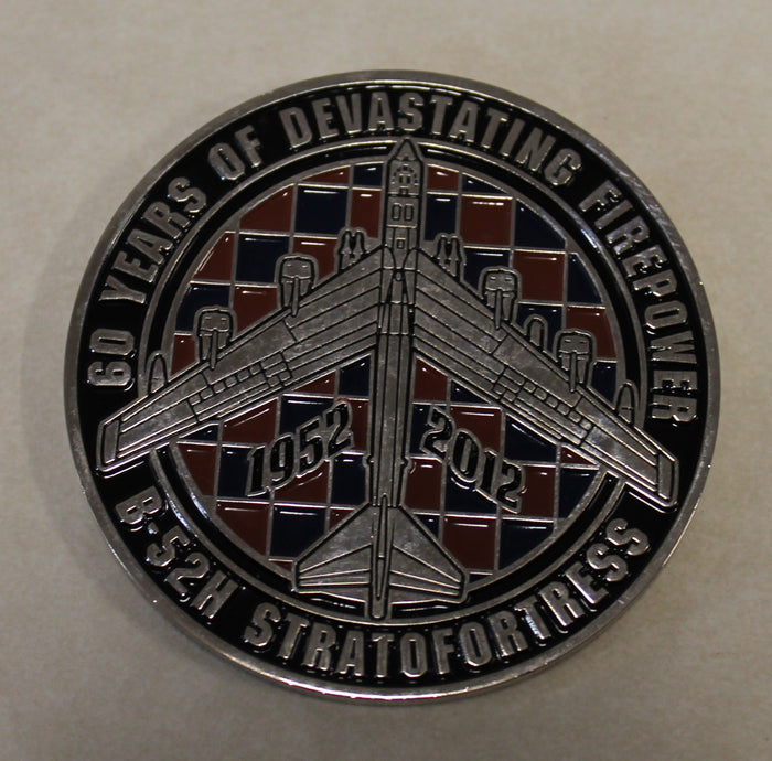 93rd Bomb Squadron B-52 Bomber BUFF Air Force Challenge Coin