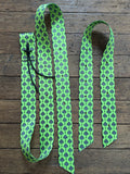 Lime Spades Latigo & Off Billet