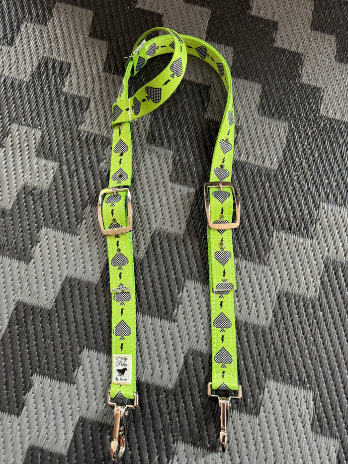 Lime Spade Headstall