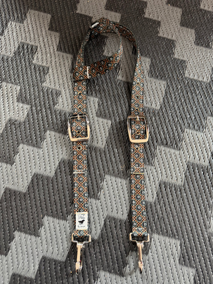 Checkered Eight Ball Headstall