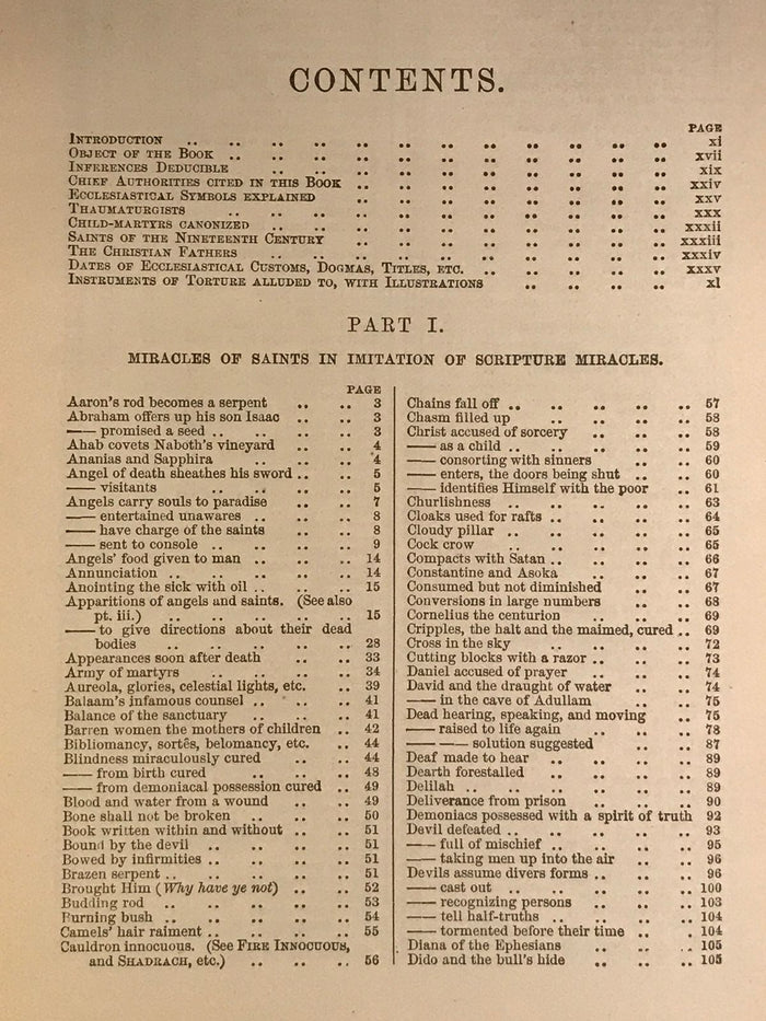 A DICTIONARY OF MIRACLES, E. Cobham Brewer, 1st/1st 1889 MIRACLES SYMBOLS SAINTS