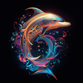 Abstract Dolphin