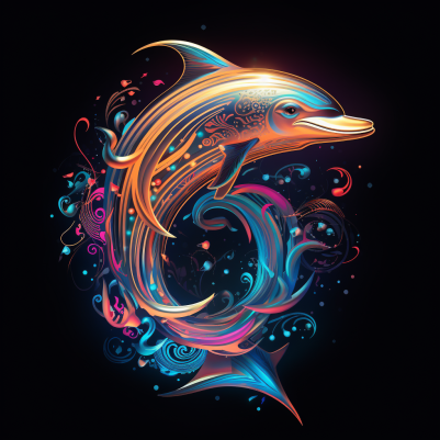 Abstract Dolphin