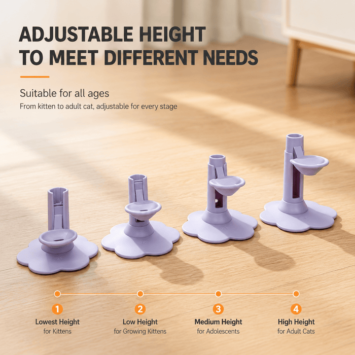 Adjustable Elevated Gravity Pet Water Dispenser
