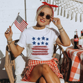 American Flag Stars & Stripes Patriotic Graphic T-Shirt