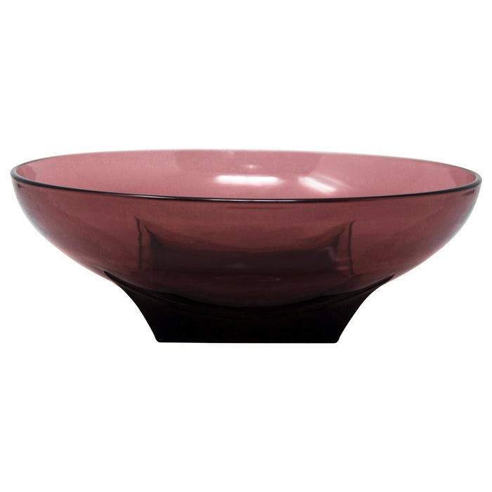 Vintage Amethyst Glass Bowl Front | The Hour Shop