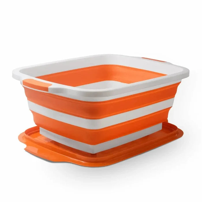 ATBBQ Collapsible Extra Large Food Prep Tub with Built-in Cutting Board Kitchen Tools & Utensils 12044356