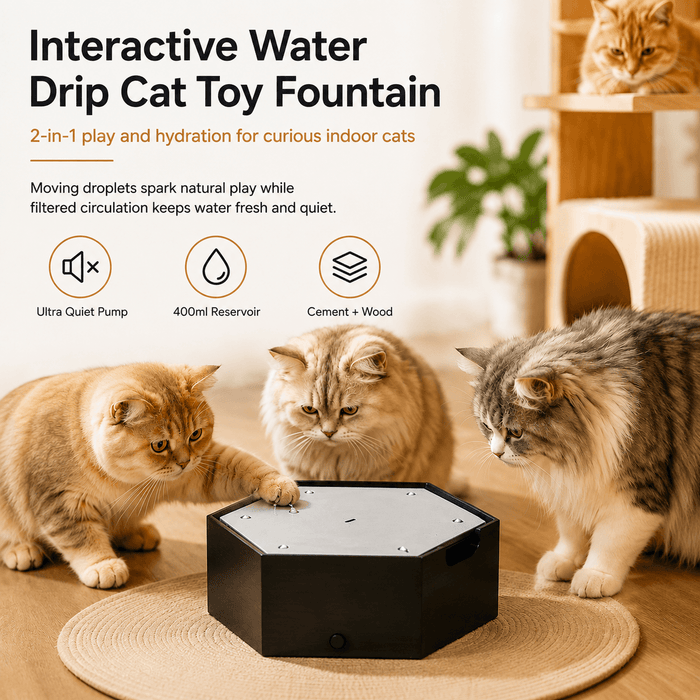 Automatic Interactive Drip Cat Toy Fountain Fursera