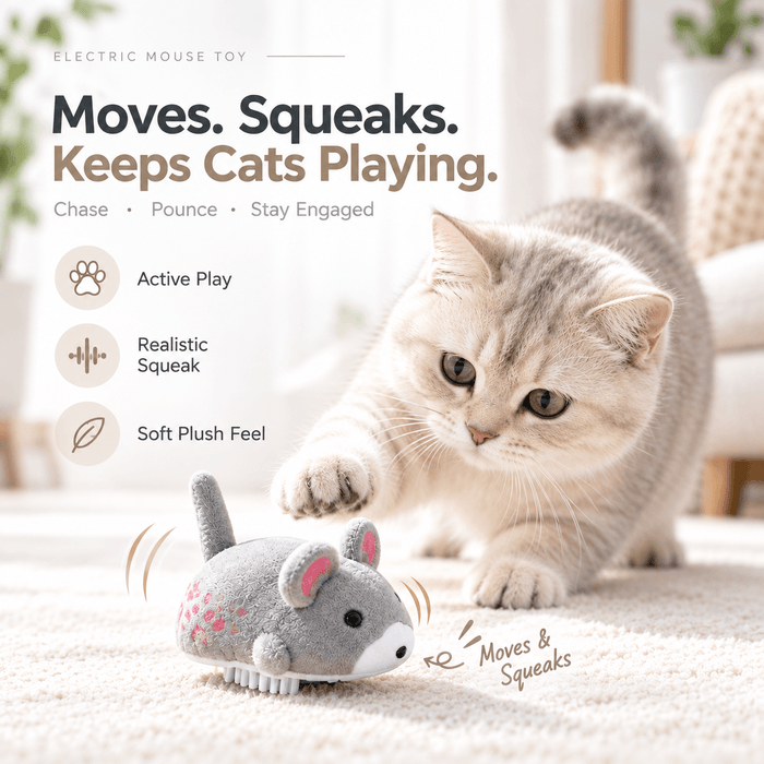 Automatic Moving Mouse Cat Toy Fursera