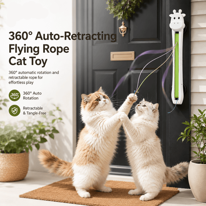 Automatic Retractable Cat Teaser