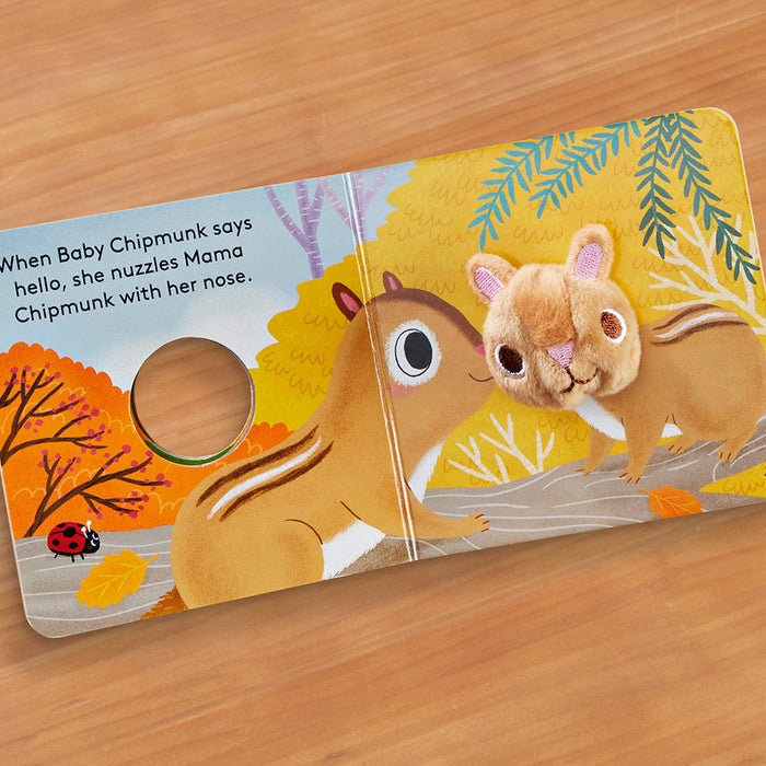 Baby Chipmunk Finger Puppet Board Book