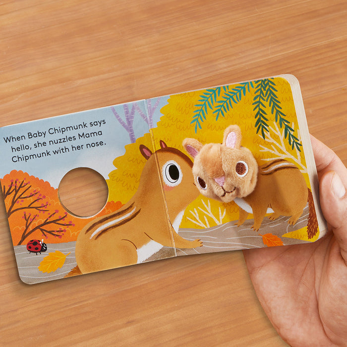 Baby Chipmunk Finger Puppet Board Book