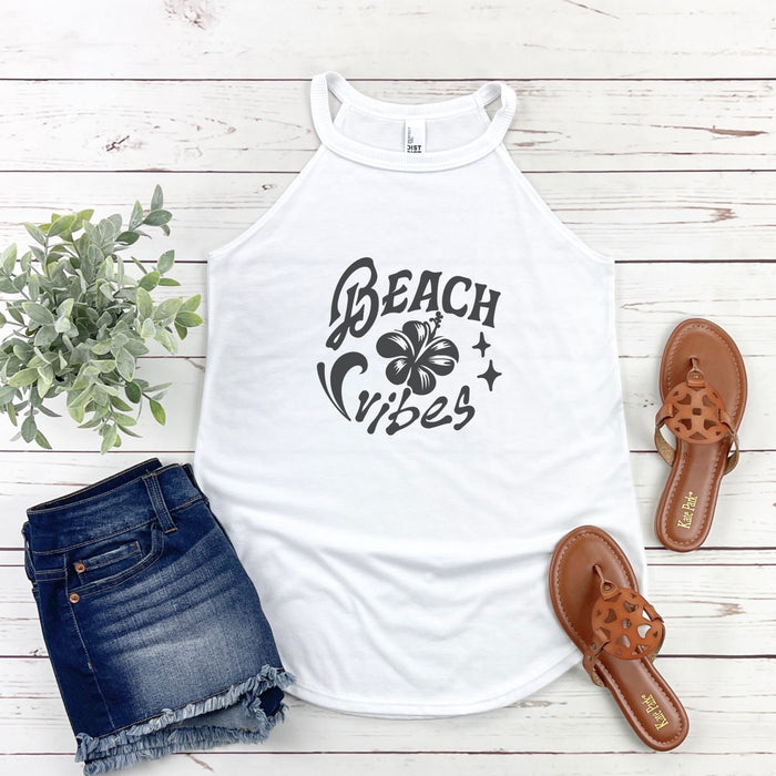Beach Vibes Rocker Tank - Trendznmore