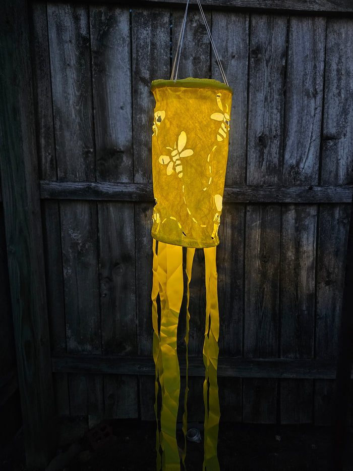 Bee Tyvek Solar Powered Sublimated Windsock