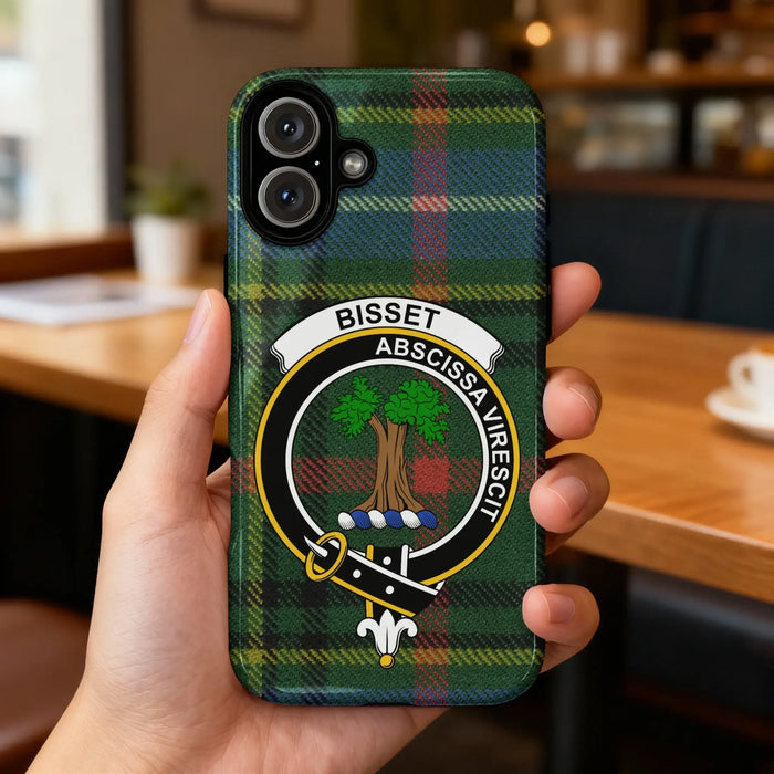 Bisset Abscissa Virescit Tartan Pattern Phone Case — alternate view