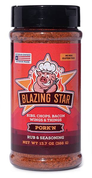 Blazing Star Pork'n Rub & Seasoning, 13.4 oz 12047895