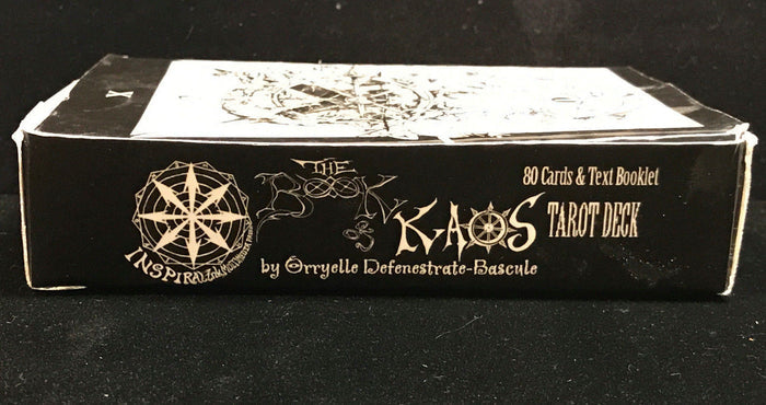 Book of KAOS Tarot Deck Orryelle Bascule 2004 ~ SCARCE w/ Special Feature, OOP