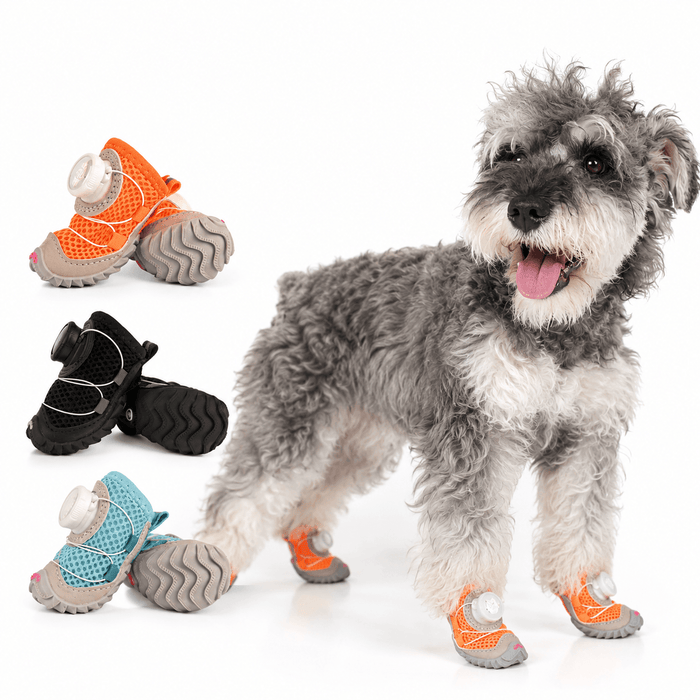 Breathable Anti-Slip Waterproof Dog Boots (4-Pack) Fursera