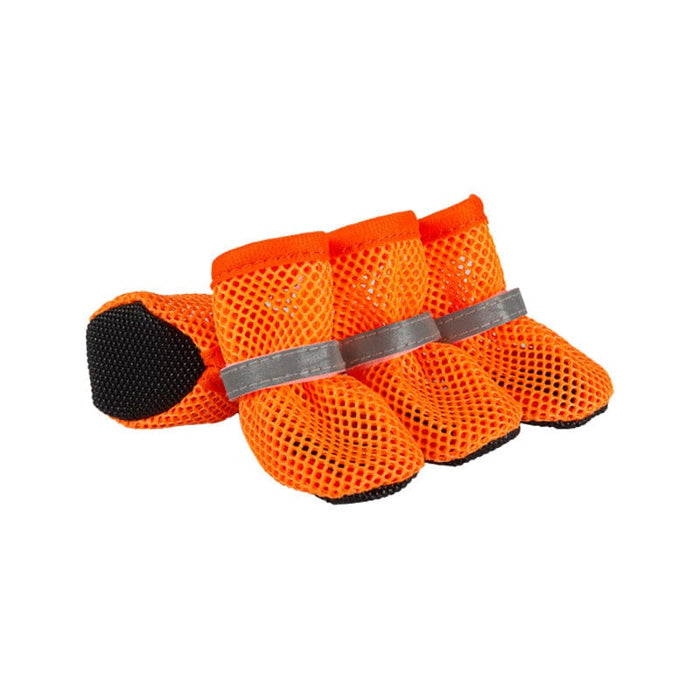 Breathable Mesh Dog Shoes – Anti-Slip Reflective Summer Paw Protection Boots