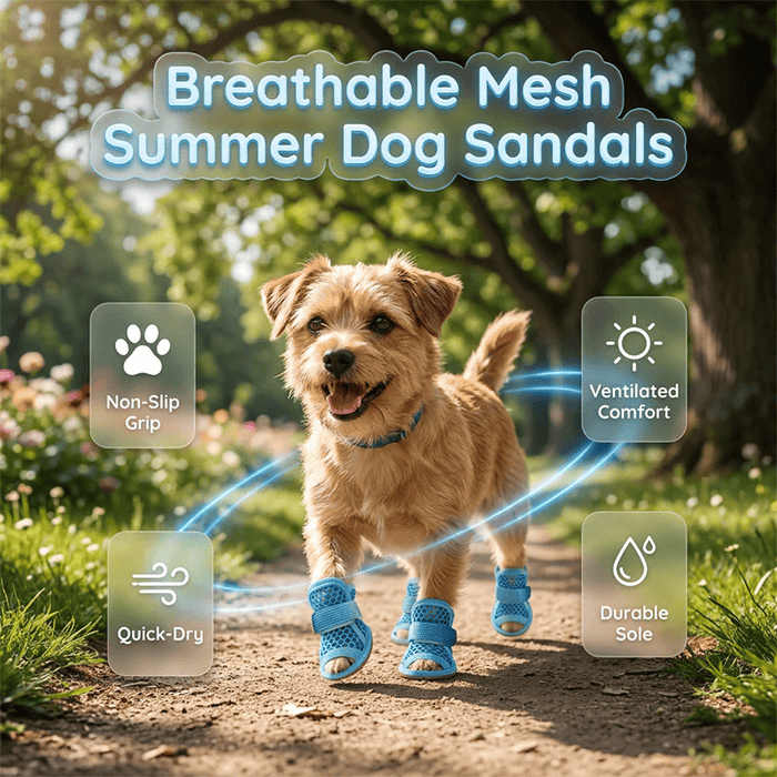 Breathable Mesh Summer Dog Sandals